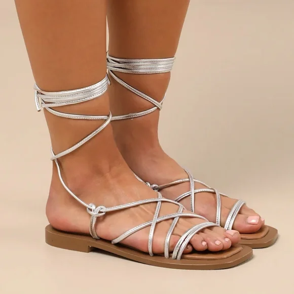 NEW ANTHRO | $80 Seychelles Leather Strappy Sandals - Picture 5 of 7